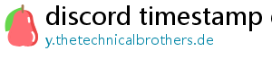 discord timestamp generator