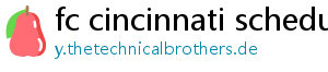 fc cincinnati schedule